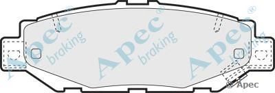 APEC BRAKING pad1018 -  Комплект тормозных колодок, дисковый тормоз